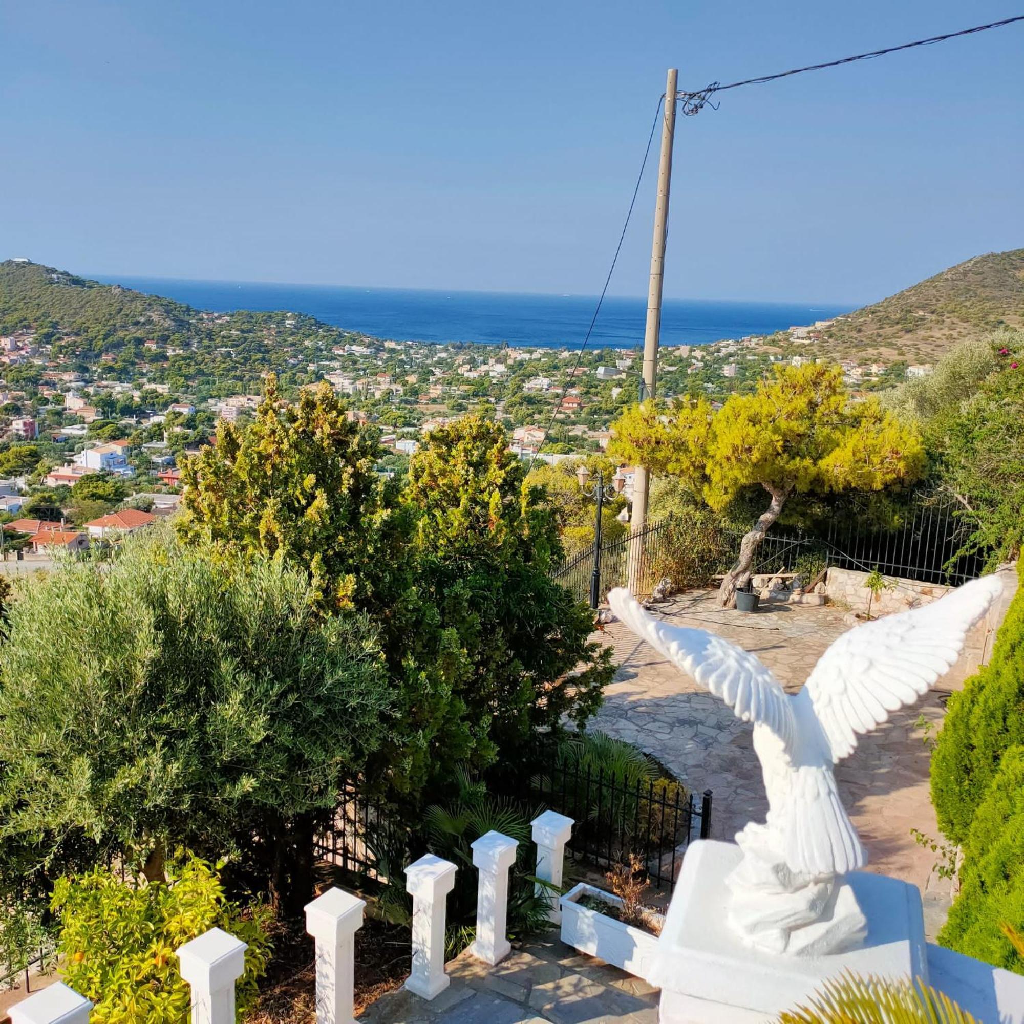 Eagles Nest Villa Athenian Riviera In Aghia Marina Near Lagonisi, Next To The Beach Close To Athens Airport Agia Marina  Dış mekan fotoğraf